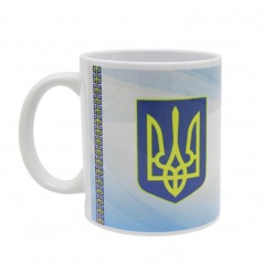 Чашка "Ukraine - флаг и герб"