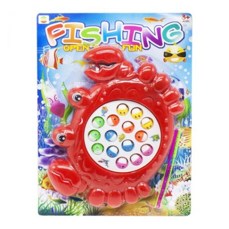 Уцінка. Інтерактивна іграшка "Рибалка: Крабик", червоний - пошкоджена упаковка