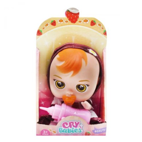 Пупс "Cry Baby", в бордовому
