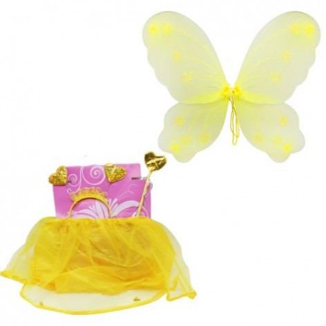 Карнавальний костюм "Метелик", жовтий