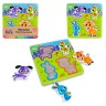 Игрушка деревянная Рамка-вкладыши Ферма 15 х 15 см