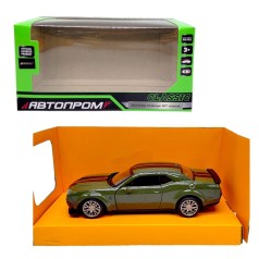 МАШИНА АВТОПРОМ (металлическая) Dodge Challenger (БОЛОТНЫЙ)