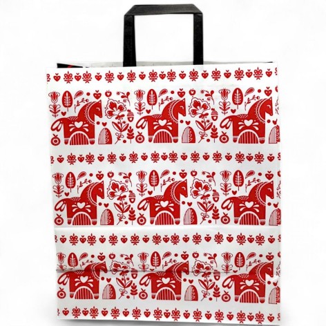 Пакет паперовий з ручками "Крафт" 32х15х38 cм