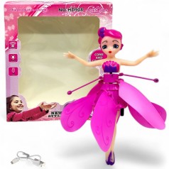 Літаюча фея (18 см) рожева