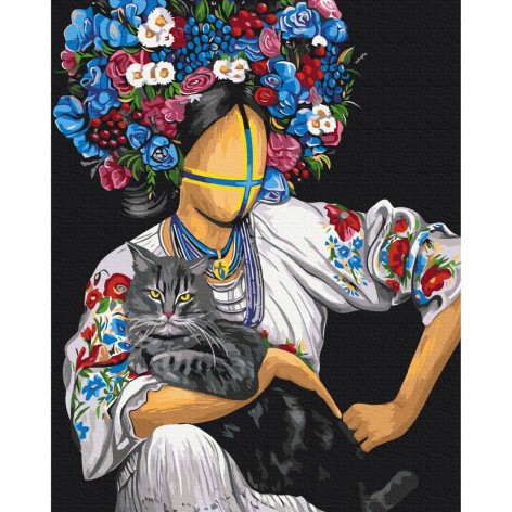 Картина по номерам "Цветочная ©Valeriya Macarenco" ★★★