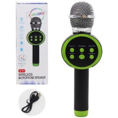 Микрофон беспроводной "Wireless Microphone", зеленый
