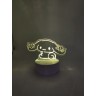 Нічник аніме Sanrio Cinnamoroll, пульт, від мережі і батарейки