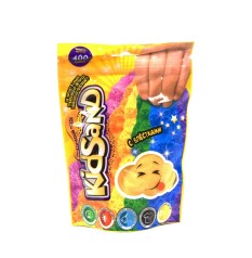Кинетический песок "KidSand" желтый, в пакете, 400 г