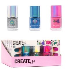 Набор лаков для ногтей "CREATE IT! Русалочка" 3 шт.