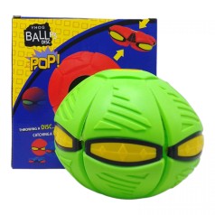 Мяч-трансформер  "Flat Ball Disc: Мячик-фрисби", салатовый