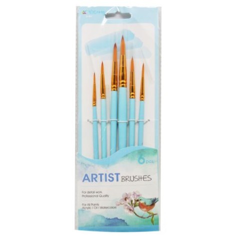 Набір пензликів для малювання "Artist Brushes", блакитний