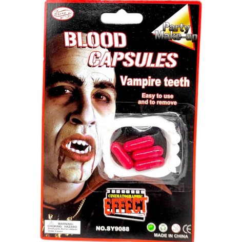 Іграшка-прикол "Зуби вампіра" м.SY9088