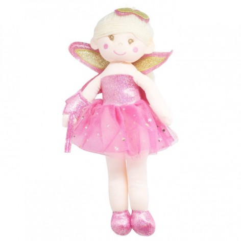 Мягкая кукла "Фея", розовая