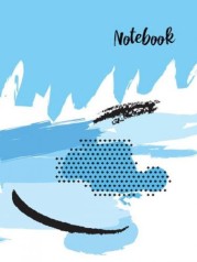 Блокнот для записей, Notebook голубой, 80 листов