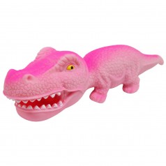 Игрушка-тянучка "Крокодил", розовый