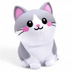 Антистресс пена "Кошечка" (СЕРАЯ)