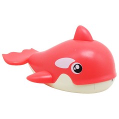 Заводная игрушка для ванны "Кит" (розовый)