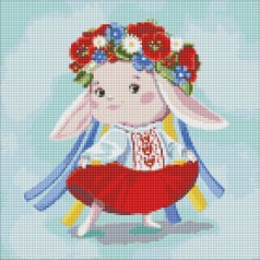 Алмазная мозаика "Украиночка"
