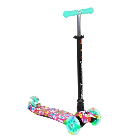 Самокат MAXI "Best Scooter", бирюзовый