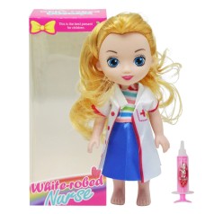 Кукла "Маленькая Медсестра", рыжая