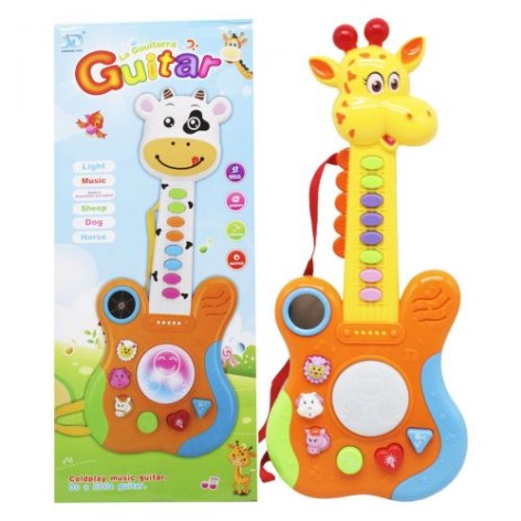 Уценка. Музыкальная игрушка "Гитара. Жирафик" - не работает кнопка лошадки