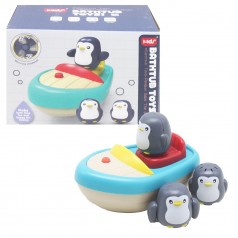 Игрушка для ванной "Лодка с пингвином"