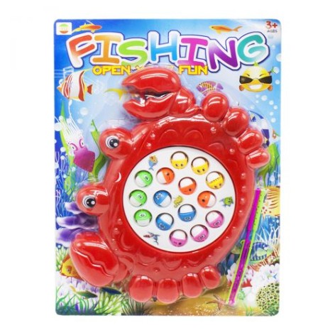 Інтерактивна іграшка "Рибалка: Крабик", червоний
