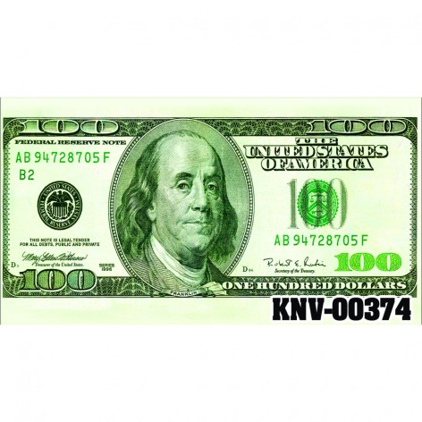 Конверт вітальний "Купюри. Долар" (укр)