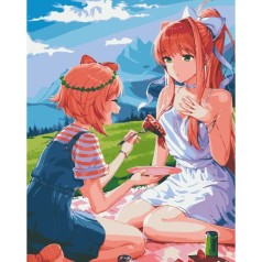 Картина за номерами "Аніме. Doki Doki" 40x50 см