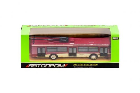 Тролейбус Автопром, червоний