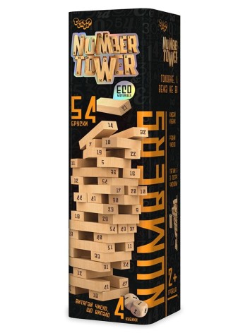 Настольная игра "Number Tower" рус