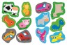 Книга "Я клею наклейки: Игривые динозаврики" (укр)