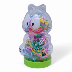 Набір резинок для волосся Гарфілд (силікон) м.4047-22  зелений