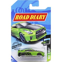 Машинка металлическая "Road Diary" (зеленая)