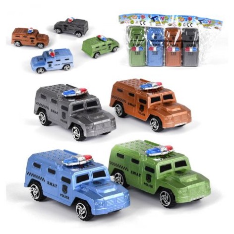 98813 [S900-6] Набір джипів S 900-6 (240/2) 4 штуки в кульці [Кульок]