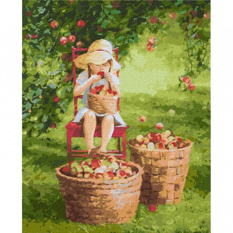 Картина по номерам "Яблочки" ★★★★★