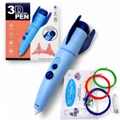 Набор для творчества 3D ручка, PCL 1.75mm (ГОЛУБАЯ)