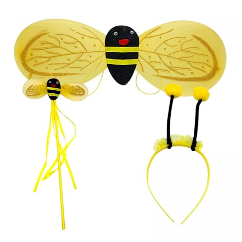 Крылья Пчелы желтые 63*20 см