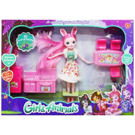 Лялька "Enchantimals: Bree Bunny & Twist" з кухнею, вид 2