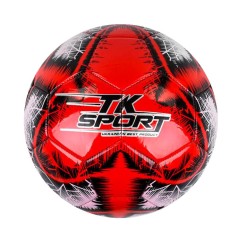 Мяч футбольный "TK Sport" №5, красный (TPE)