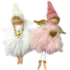 Украшение-игрушка елковая "АНГЕЛОЧЕК" микс