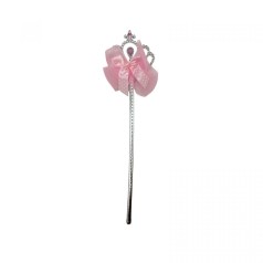 Волшебная палочка Корона с бантиком 32 см