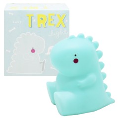 Дитячий нічник T-Rex бірюзовий