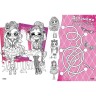 Книжка-розмальовка зі стікерами "L.O.L O.M.G. Queens"