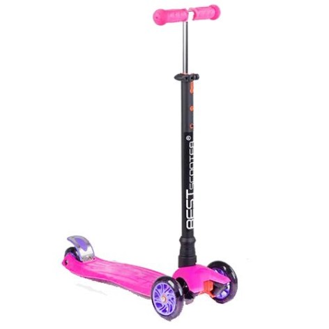 САМОКАТ "BEST SCOOTER", рожево-фіолетовий