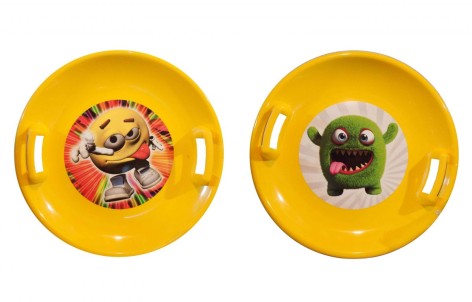 Санки-Ледянка SNOW PLATE (желтые) 60см