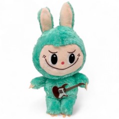 Мягкая игрушка – монстрик Лабубу 25 см. (Мятный