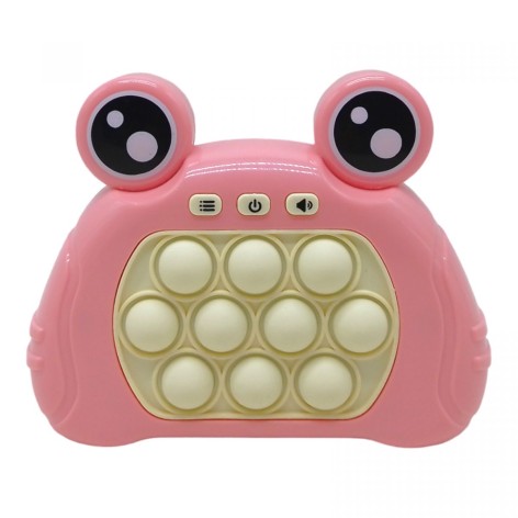 Гра FINGER PRESS POP-IT CONSOLE жабка рожева