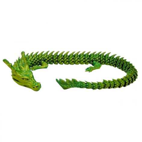 Игрушка подвижная 3D "Дракон" 46г 45см (микс)