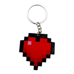 Брелок 3d друк "Minecraft: Heart Cliker"